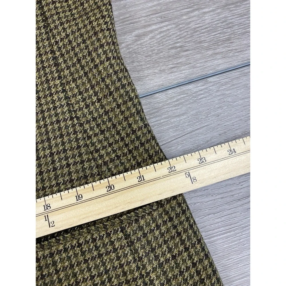 Chaps Ralph Lauren Men's Vtg Wool Herringbone Tweed Sport Coat Blazer Brown 44 R